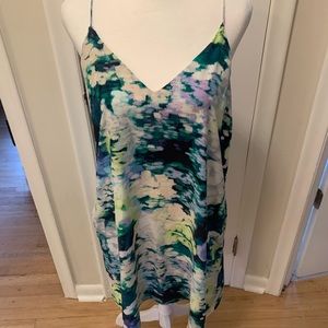 100% silk floral mini dress, Cynthia Rowley, Size 4